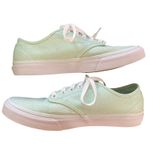Vans Off The Wall Mint Green Paisley Sneakers 9.5 Photo 6