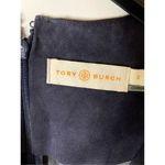 Tory Burch Navy faux suede vest top blouse women's size 2 Photo 2