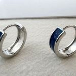 15mm Small Hoop Earrings for Men Women Streetwear Hip Hop Unisex Earrings Silver Photo 0