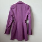ZARA  Blogger Favorite Purple Blazer Dress Size: XS Photo 9