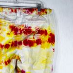 Crown & Ivy Crown Ivy Plus Size 12 Cropped Pants Sunshine Town Tie Dye Yellow Orange 495 Photo 11