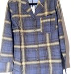 We Wore What  Long Sleeve pajama top button down Vneck deep sage size XS Photo 3