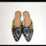 Madewell  Remi Mule Spiced Cider Snake Print Photo 1