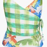 Farm Rio Tropical Fresh Faux Wrap One-Piece Swimsuit, Size large, $195 Photo 3