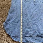 Talbots Linen Camp Shirt Size L Photo 10