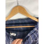 Japna  Striped Ruffle Off Shoulder Wide Leg Jumpsuit Size Medium Photo 5