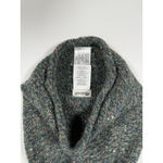 Madewell Lamb Wool Faux Fur Pom Pom Midnight Green Knit Beanie Women One Size Photo 2