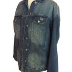 Ymi oversized distressed jean jacket Photo 0