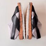 Nine West Women's ANGIE 3 Black & Silver Ankle Buckle Strap Sandals Sz 8 Photo 2