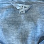 Lucky Brand  Light Gray V-Neck Long Sleeve Thermal Photo 5