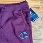 Champion  Embossed Logo Pockets Joggers Sweatpants Burgandy Women’s Size S NWT Photo 5