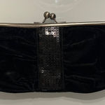 Loft Ann Taylor , sequin and velvet clutch purse. Photo 0