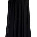 Leota  Women's Black Pleated Midi Skirt Size Small Photo 0