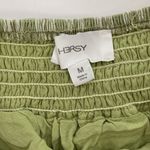 Hersy‎ Skirt Medium Green Plaid Flare Elastic Waist Y2K Retro Photo 3