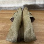 Nine West Wildgirls Gold Glitter Lighting Bolt Loafers Size 6 Photo 7