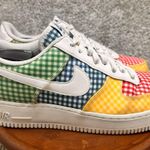 Nike Air Force 1 QS Low Gingham Pack - Multicolor W women’s size 12 men’s 10.5 Photo 1