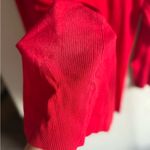 JM Collection  Vibrant Red Crew Neck Sweater Size XL Photo 6