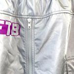 LF The Brand Light Gray Elastic Waist Skirt Small Photo 3