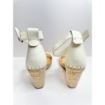 Dolce Vita Espadrille Sandals Size 9.5 White Ankle Strap Open Toe NEW White Photo 6