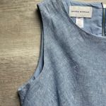 Donna Morgan Linen Cotton Sleeveless Sheath Dress Size 12 Photo 4