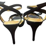 Caparros Melodie Sequin Bow Tie Heels Photo 5