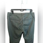 Eileen Fisher The Fisher Project Womens 10 Dark Green Coated Moto Skinny jeans Photo 4