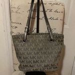 Michael Kors signature shoulder bag tote with dust bag MK LOGO SHOULDERBAG GREY Photo 0