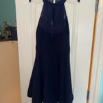 B Darlin Navy Cocktail Dress Photo 3