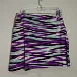 Cutter and Buck NWT Annika Cutter & Buck Dry-Tec Women's Pull on Skort Purple & White Size XL Photo 7