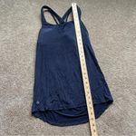 Athleta  Transcendence Support Strappy Bra Tank Top‎ in Navy Photo 5