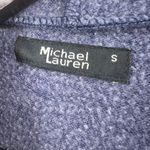 Michael Lauren  Blue Zip Up Sullivan Hoodie Side Stripe Size Small New Photo 4