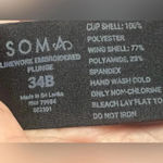 Soma  Linework Embroidered Plunge Bra Photo 6