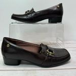 Life Stride Soft System Bahama Dark Brown Faux Alligator Block Heel Loafers Photo 0