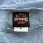 Harley Davidson  Blue Long Sleeve T-shirt Orlando Florida Motorcycle Medium Photo 3