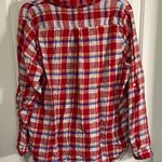Gap  Red and White Plaid Shirt Photo 3