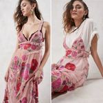 For Love & Lemons NWOT Kaylee Maxi Dress in Pink Floral Size Small Photo 15