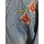 CJ Banks Denim Jacket Embroidered Floral Studded Jean Jacket 3X Blue Size undefined Photo 3