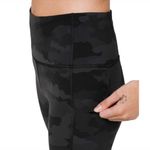 Lululemon Pace Rival High-Rise Crop 22" Camo Deep Coal Black Size 12 Photo 3
