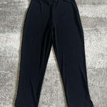Sympli Pants Womens 6 Black Lagenlook Crop Jersey Stretch Tapered Ankle Photo 0