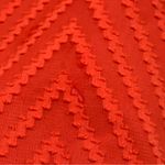 NWT Orange 2xl Lace Swiss dot Open Front Cardigan crochet sleeves missing belt Size XXL Photo 15