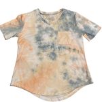 Zyia Active Hendrix Tie Dye V Neck Top Photo 1