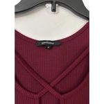 Ambiance Womens Tank Top Maroon Red Vamp Goth Witchy Y2K Size M Photo 2