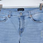 Nanette Lepore  Belle High-Rise Light Wash Denim Shorts Size 8 Photo 1