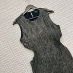 MINKPINK NWOT  Emory Cut-out Ribbed Midi Dress Metal Black Gold Size XL Photo 7