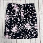 Elliott Lauren Women’s Black & Pink Pencil Straight Dress Skirt Size 12 Photo 1