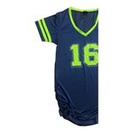 Seattle Seahawks 16 Maternity Blue T Photo 2