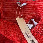 ZARA NWT  PUFF SLEEVE CROP TOP RED BLOGGERS FAV SMOCKED Photo 8