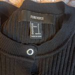 Forever 21 Black Button Snap Sweater Photo 1