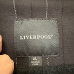 Liverpool  Black & White Wide Stripe Blazer Size XL Photo 1