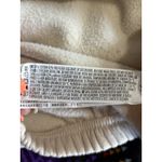 Forever 21  Cream/Hot Pink Crop 1/4‎ Zip Sweatshirt Size M Long Sleeve Collar Photo 5